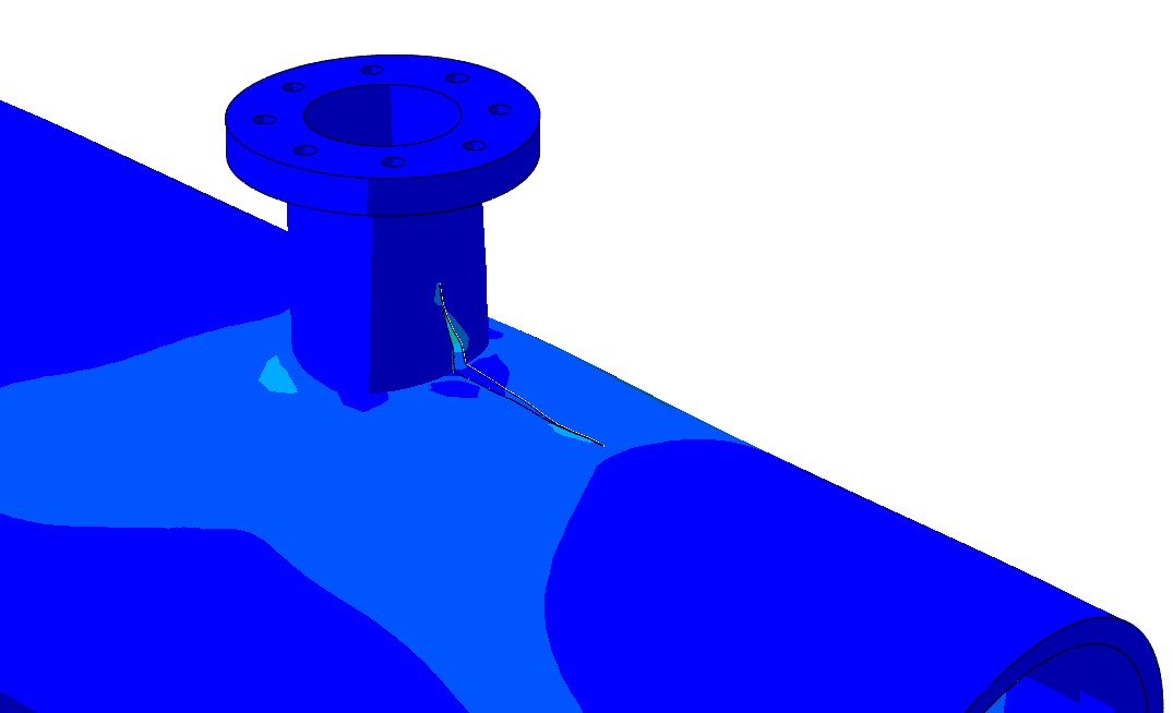 Fatigue and fracture analysis using mechanical FEA