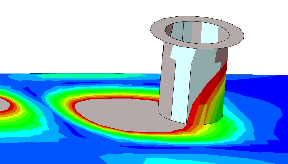 API 579 fitness for service evaluation of dented pressure vessel