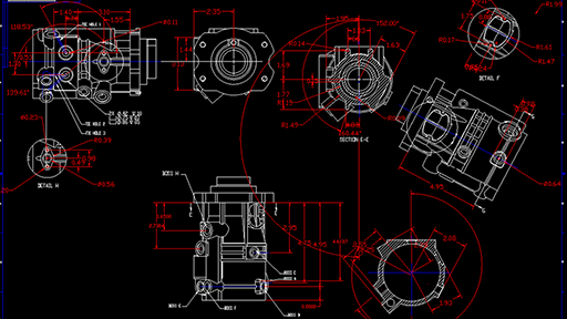 Mechanical CAD design and drafting services