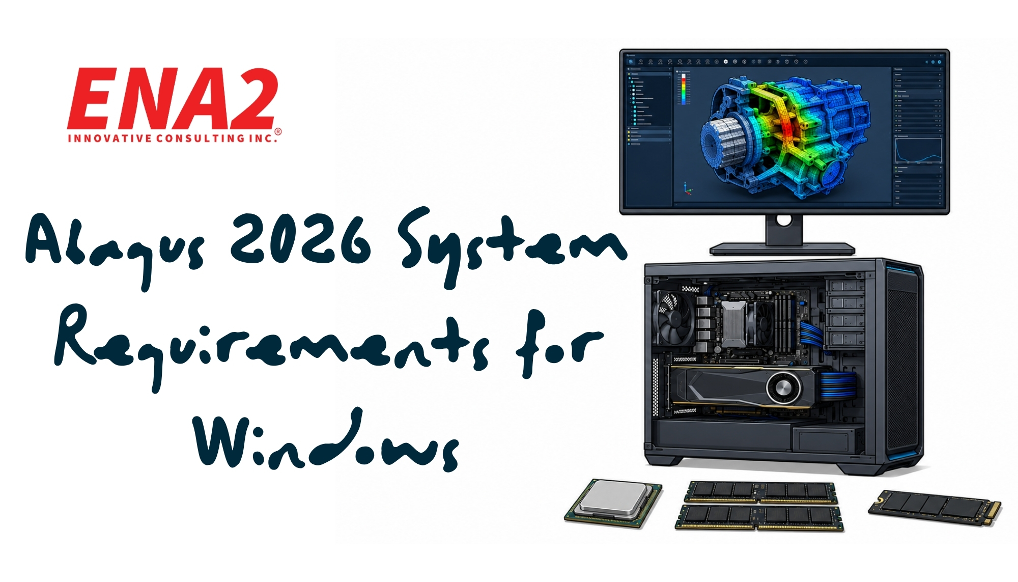 Abaqus 2026 Windows workstation requirements for CPU, RAM, GPU, storage and SimUnit Tokens